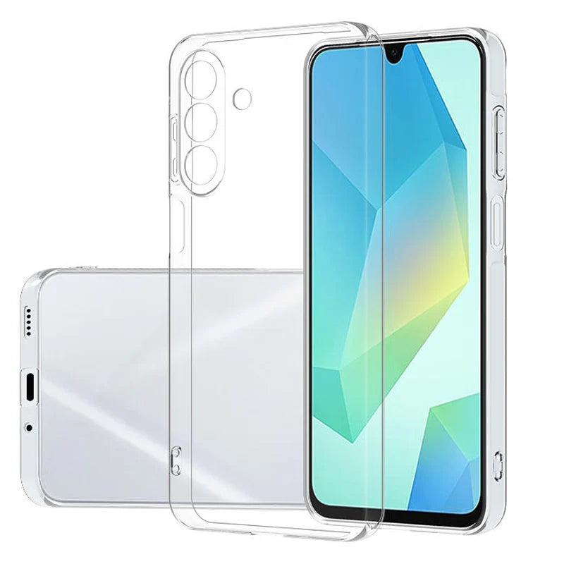 Clear Phone Case For Samsung Galaxy A16 A06 A26 A36 A56 A07 A17 Silicone Soft Cover For Samsung A05S A15 A25 A35 A55 A34 A54 A14