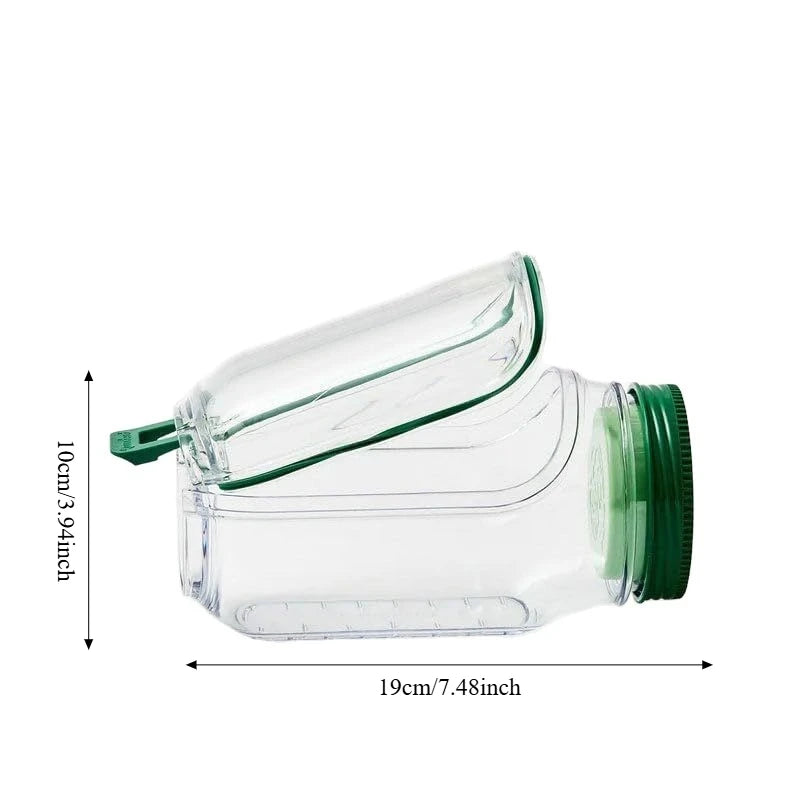 Portable Fruit and Vegetable Salad Storage Jar, Dry and Wet Separated with Lid, Essential for Fitness/travel