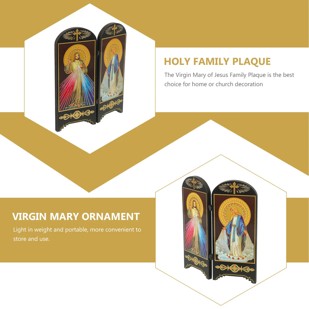 Bible Blessed Virgin Mary Statue Our Figurine Catholic Table Christmas Christmas Home Decor Jesus