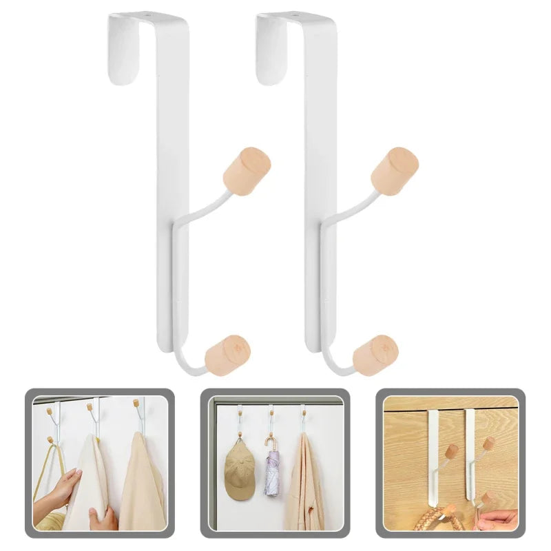 Bedroom Hook Behind the Door Coat Hanger Clothes Hanging Rack Home Storage Organization Door Back Purse Handbag Holder Hat Hook