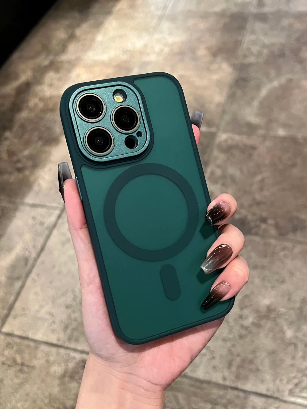 Matte For Magsafe Magnetic Case For iPhone 16 15 Pro Max 14 13 12 11 Frosted Translucent Wireless Charge Shockproof Bumper Cover