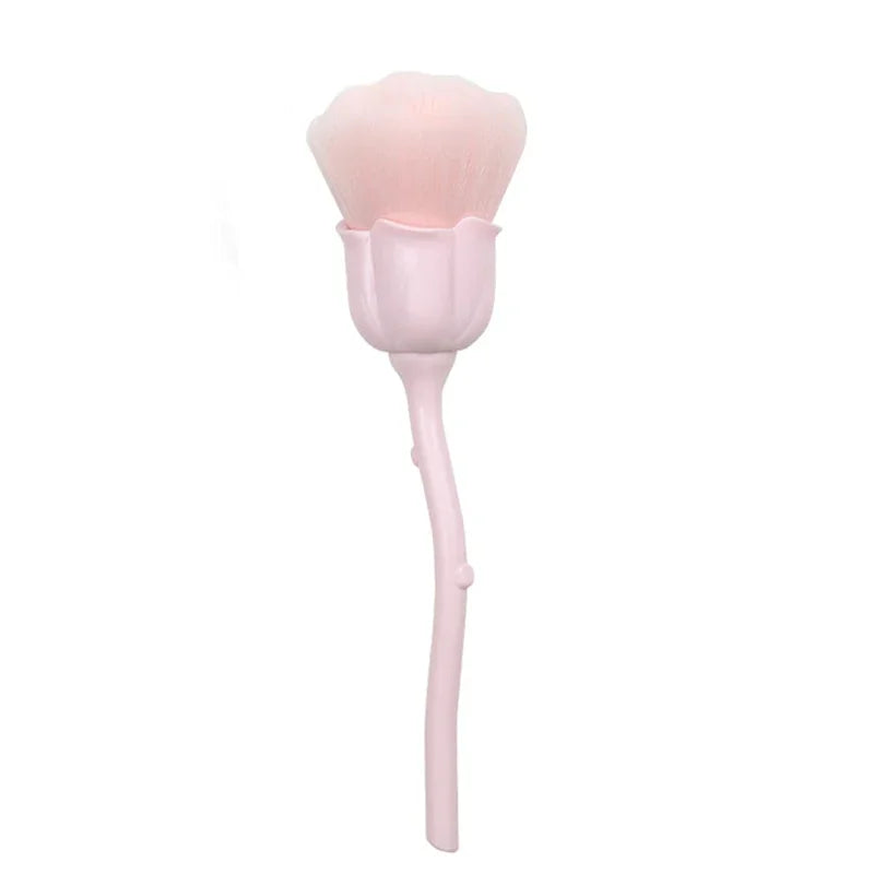Flower Rose Nail Art Brush Remove Nail Dust Brushes Acrylic UV Gel Polish Powder Cleaning Tool Beauty Makeup Brushes