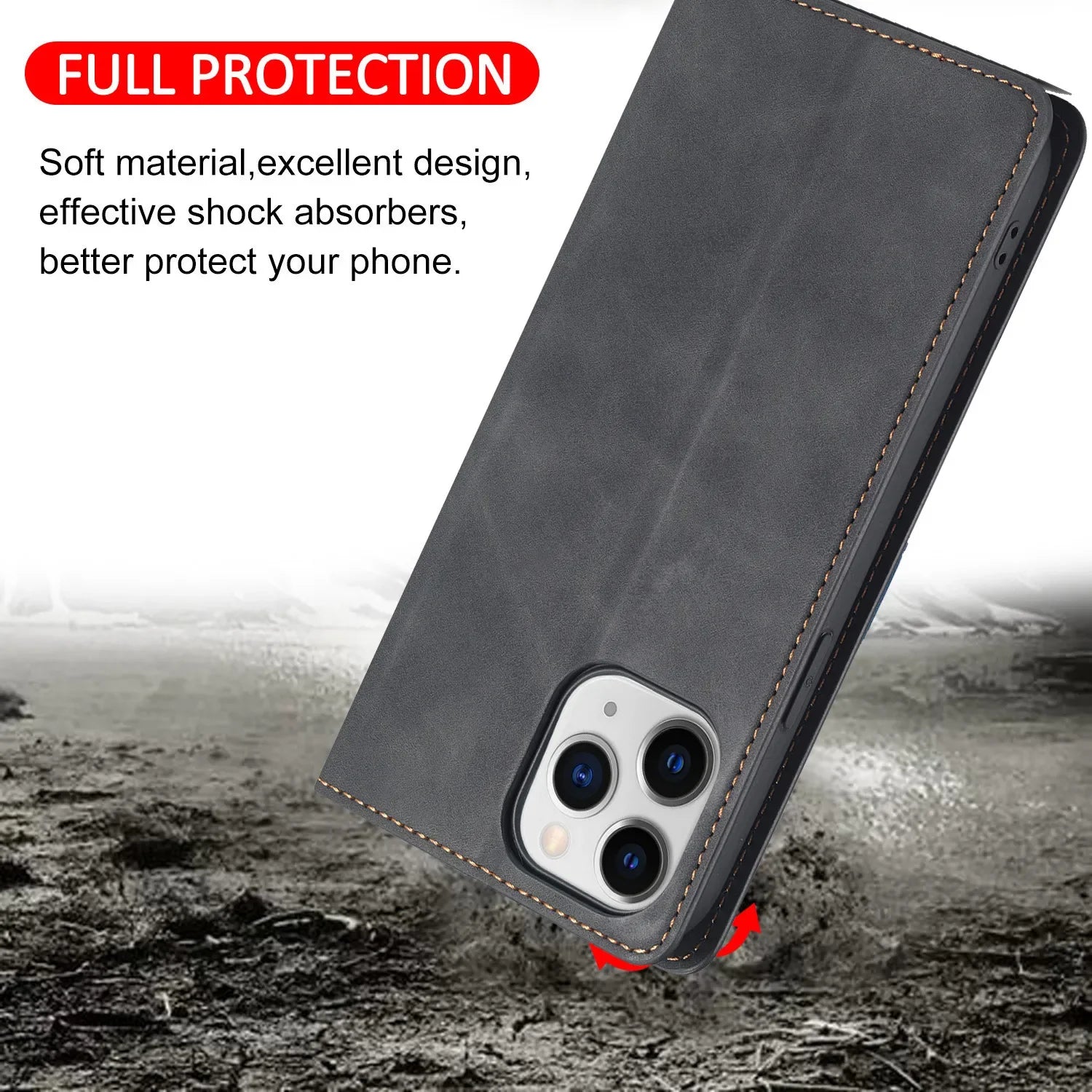 Leather Flip Phone Case For Samsung Galaxy A04E A14 A24 A34 A54 A05S A15 A25 A35 A55 A06 A16 A36 A56 Luxury Wallet Bracket Cover