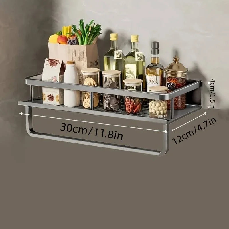 Kitchen Multifunctional Storage Rack Kitchen Table Items Organizer Shelf Cooking Items Wall Mounted Rack Kitchen Accessories