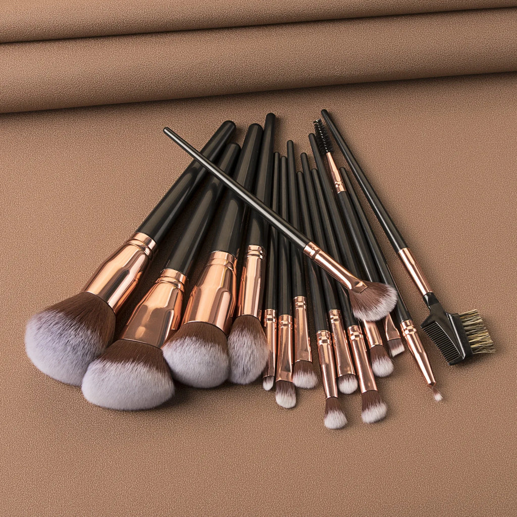 Makeup Brushes Set Face Eyes Make Up Brush Eyelash Eyeshadow Eyebrow Eyeliner Foundation Powder Blush Highlight Lips Brush