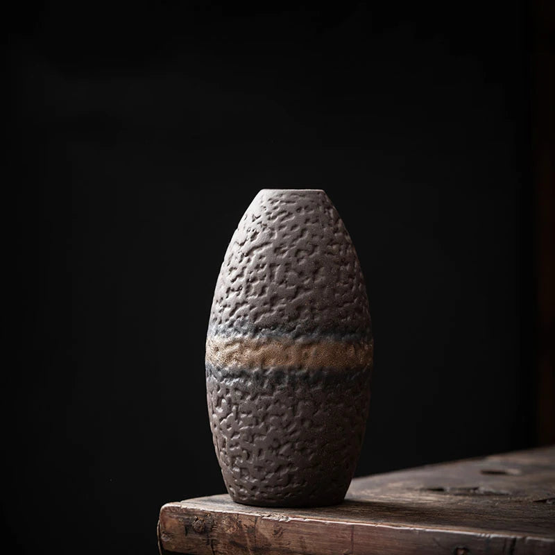 Vintage Vase Hydroponic Green Plant Simulation Flower Desktop Utensils Living Room Office Decoration Ornaments