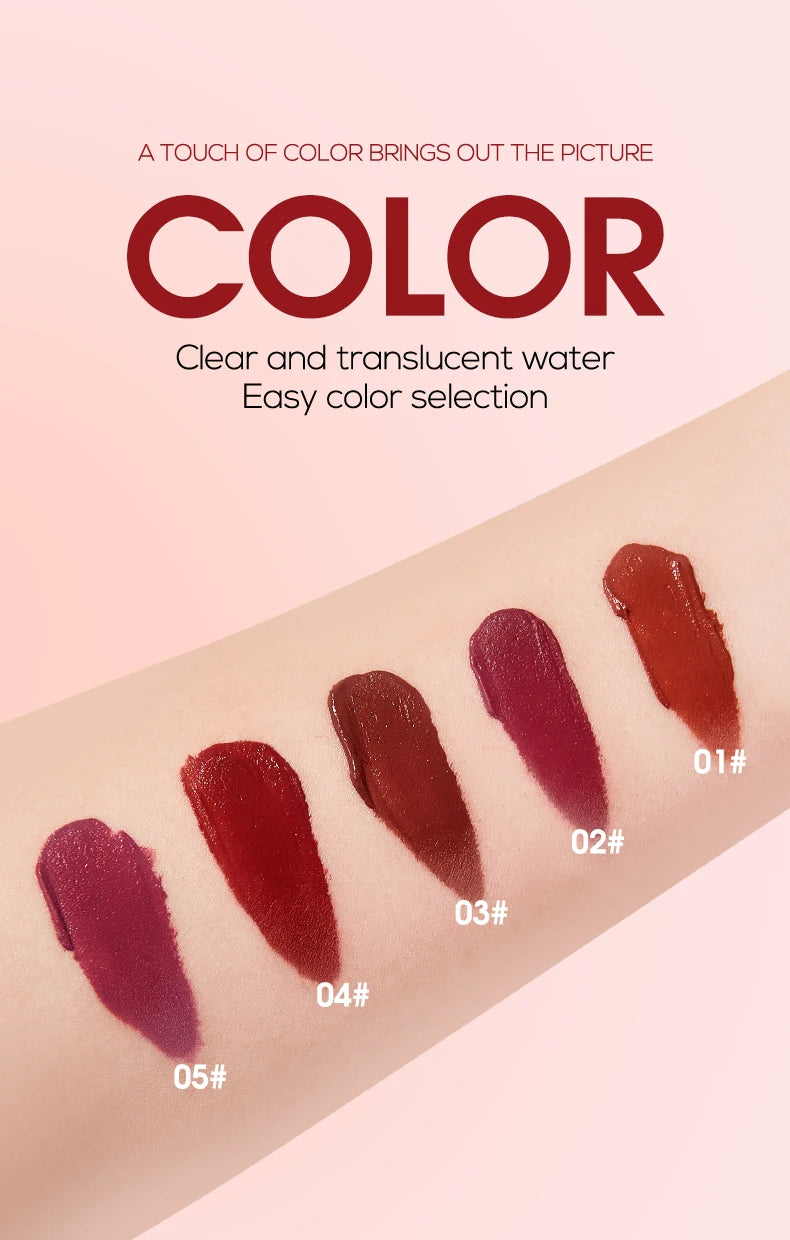 Velvet Soft Matte Lip Glaze Waterproof Long Lasting Moisturizing Non Transfer Lipstick Makeup Cosmetics Beauty Health