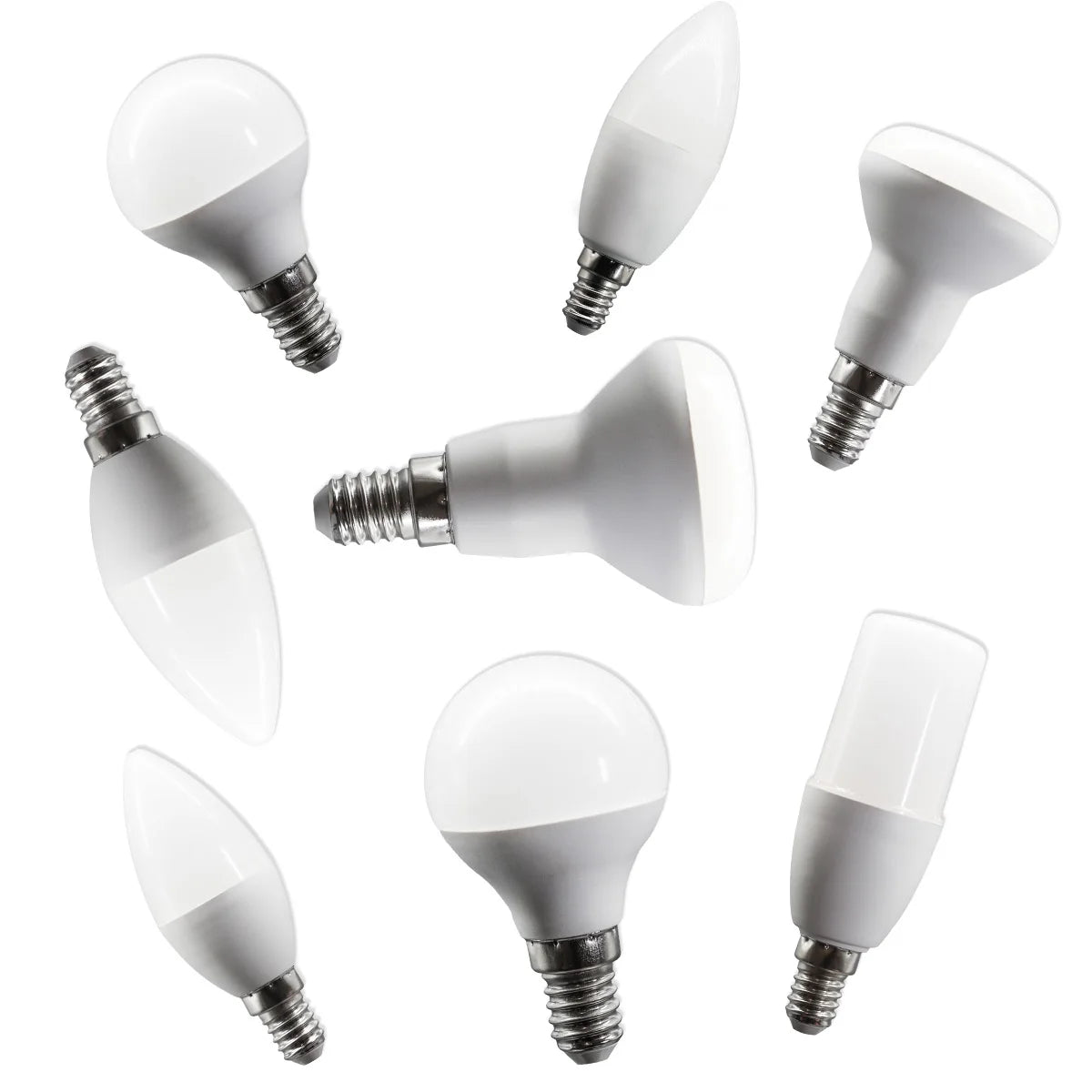 10PCS 3W 6W 9W LED Candle Bulb E14 LED Lamp Indoor Warm Cold White Light AC 220V 240V Led Light Bulb Home Decor Chandelier