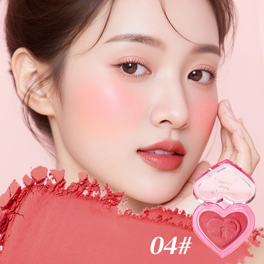 4 color Monochrome blush Matte Natural Cheek Color Brightening Face Waterproof Facial Contouring Makeup Blush Powder Soft Makeup