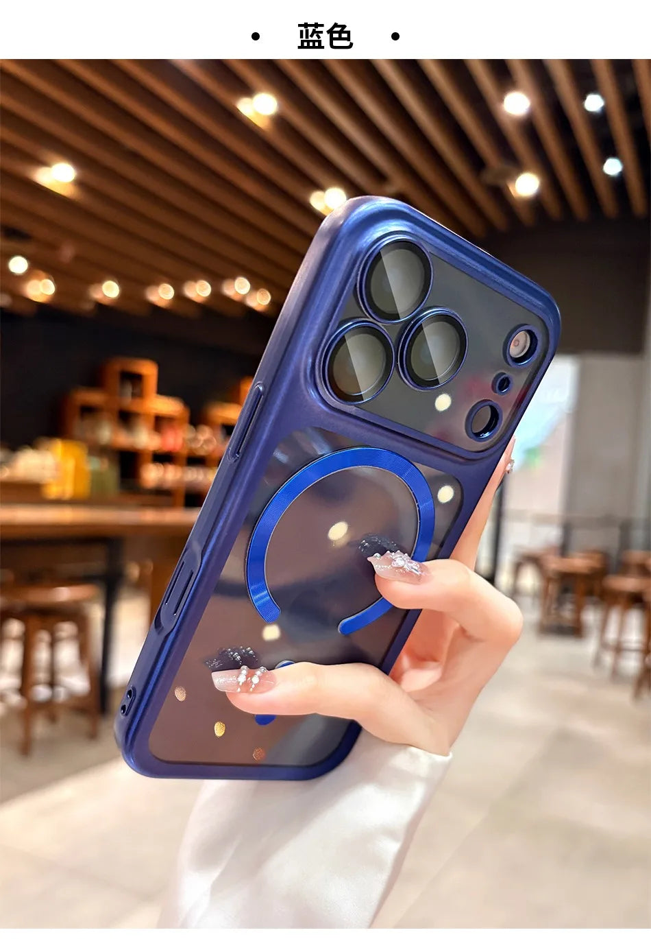 for iPhone17 Luxury Transparent Plating Magsafe Case for iPhone 17 Pro Max 17Pro Air Original Soft TPU Camera Protector Cover