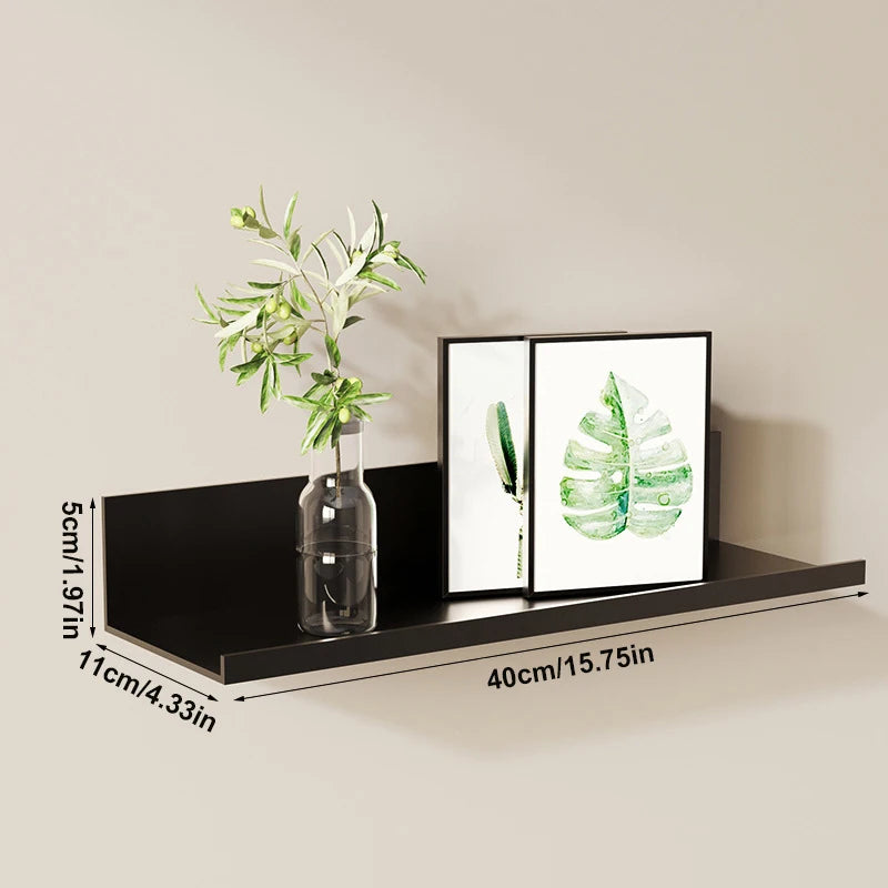 Floating Bathroom Shelves Without Drilling Storage Wall Rack Home Organizer Ledge Hardwares Cabinet Kitchen Toilet Accessories