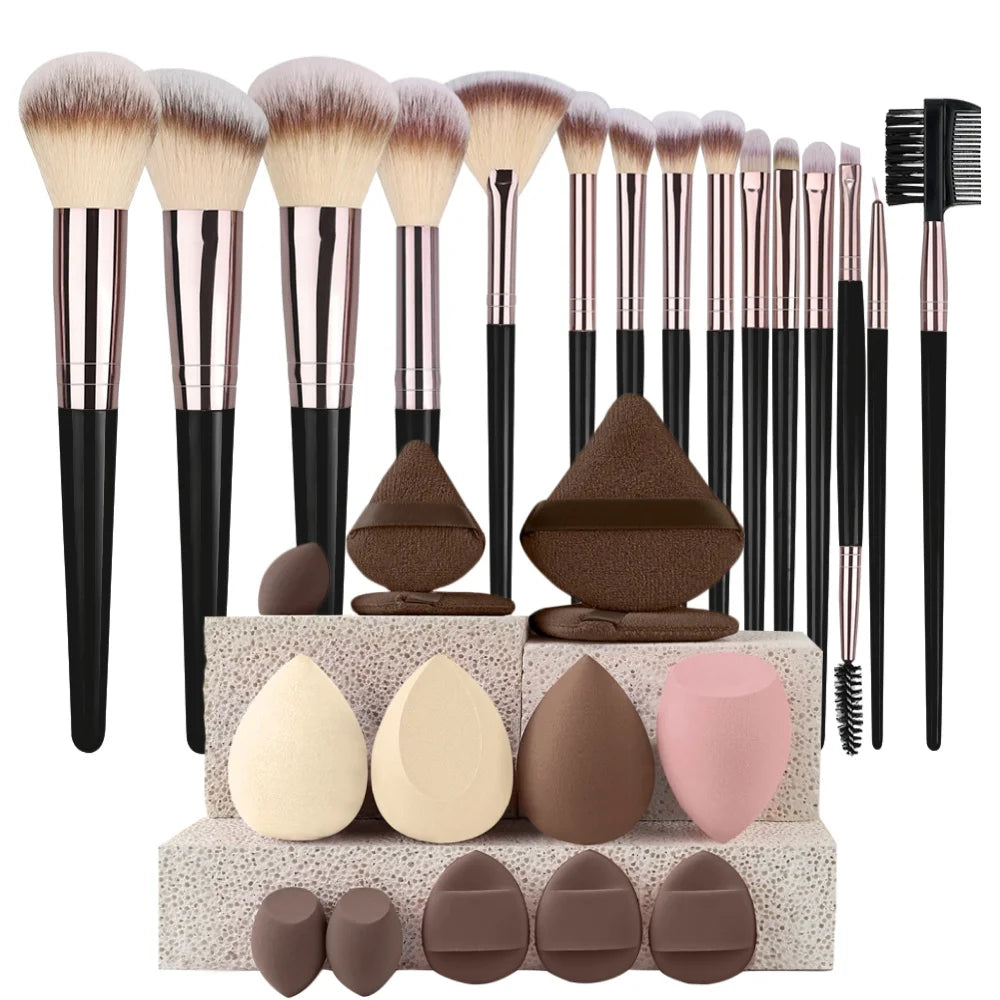 Makeup Brushes Set Professional Beauty Foundation Concealer Powder Eyeshadow Blush Brush Kabuki Blending Cosmetic Beauty Tool
