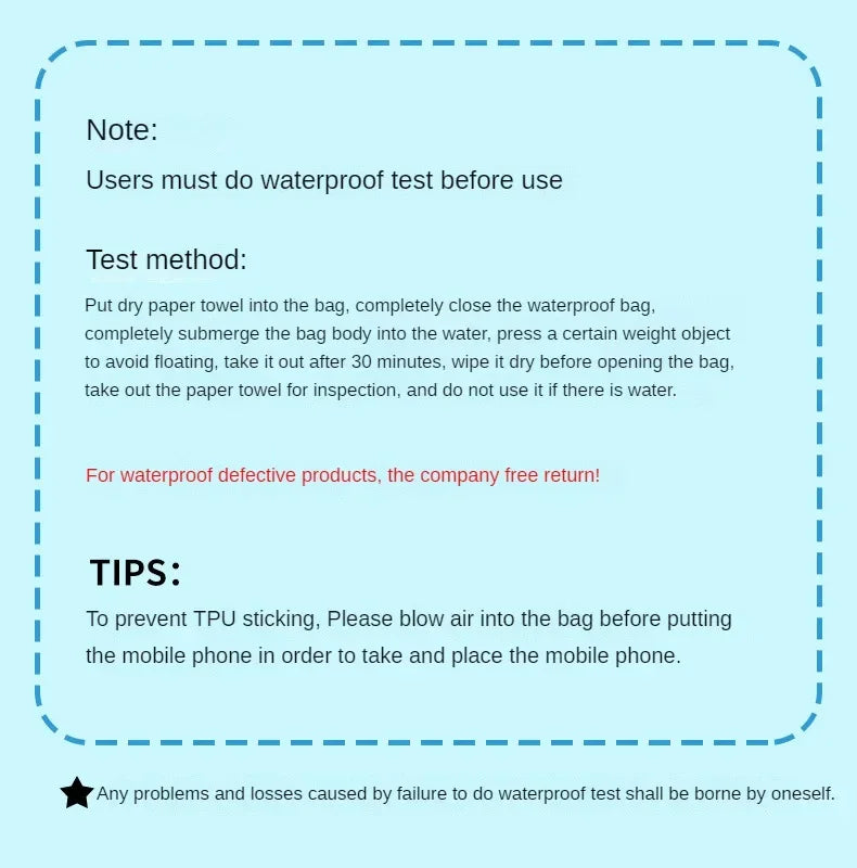 Swimming Bags Waterproof Phone Case for IPhone 15 14 13 12 11 Pro Max X Xiaomi 13 Samsung S23 Universal Waterproof Bag