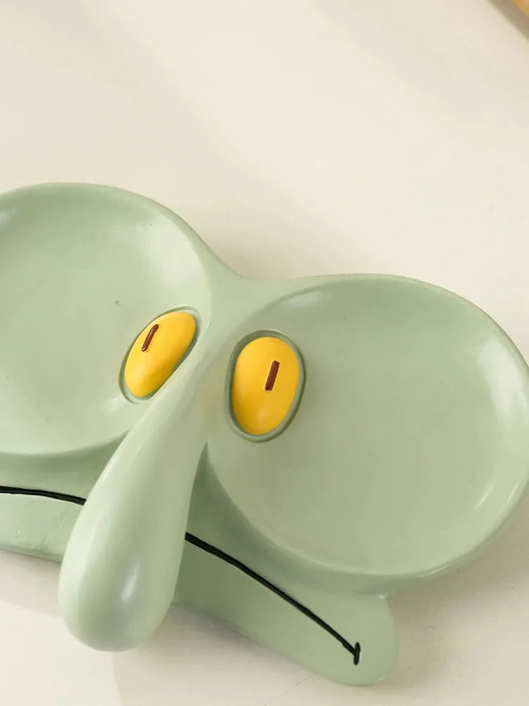 Desktop Cartoon Octopus Brother Glasses Holder Jewelry Box Storage Tray Decorative Items Creative and Cute Home Decoration