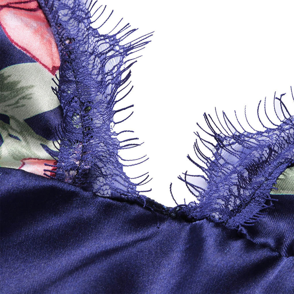 Women Pajama Suit Fashion V-Neck Stretch Satin Babydoll Lace Sexy Lingerie Bowknot Pyjamas Sleep Shorts Set Sleepwear New