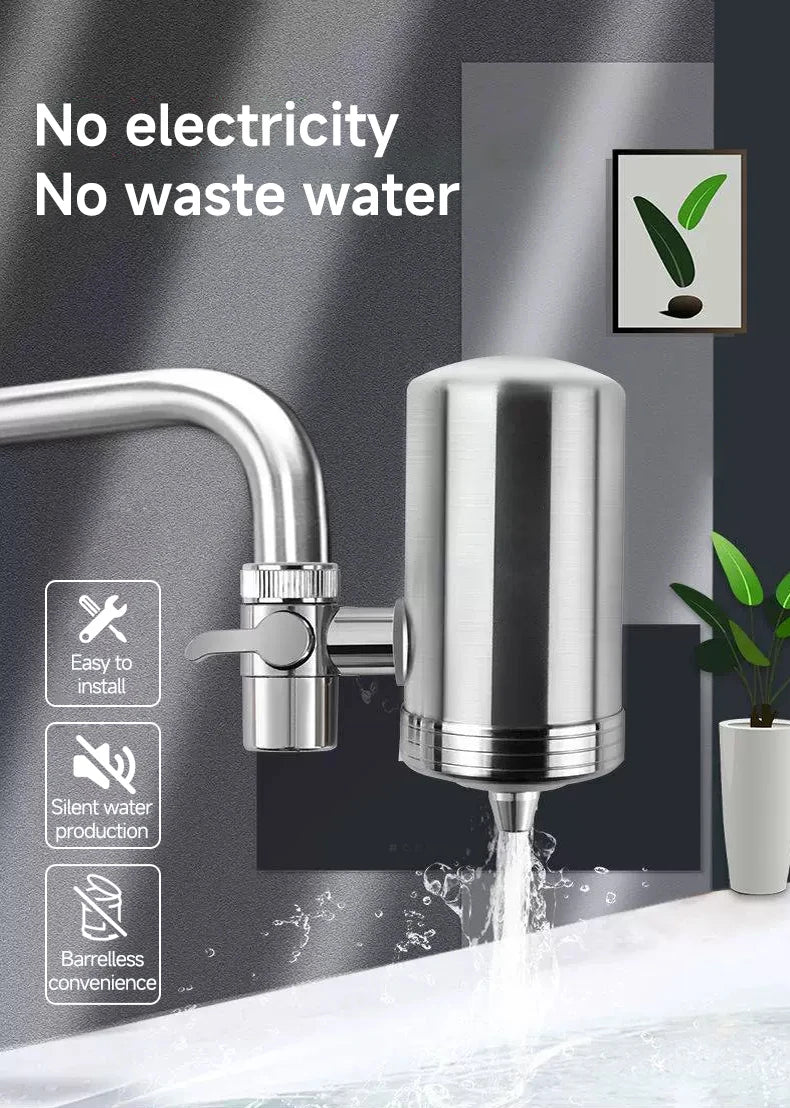Kitchen Stainless Steel Faucet Water Filter Pre-filter Purifier Household Tap Water Direct Drinking