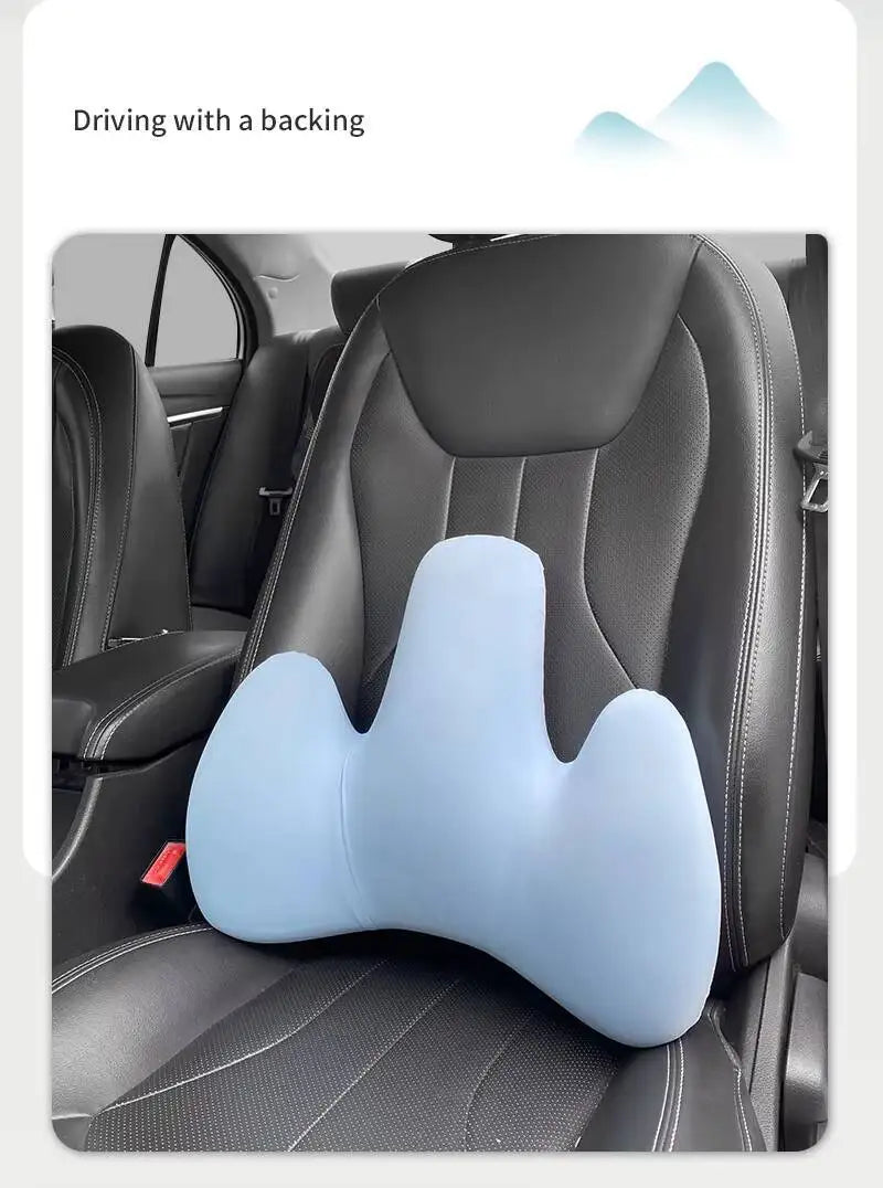 Memory Foam Cushion Pain Relief Support Pillow Car Seat Waist Cushion Relieve Back Pain Soft and Comfortable For Office Home Car