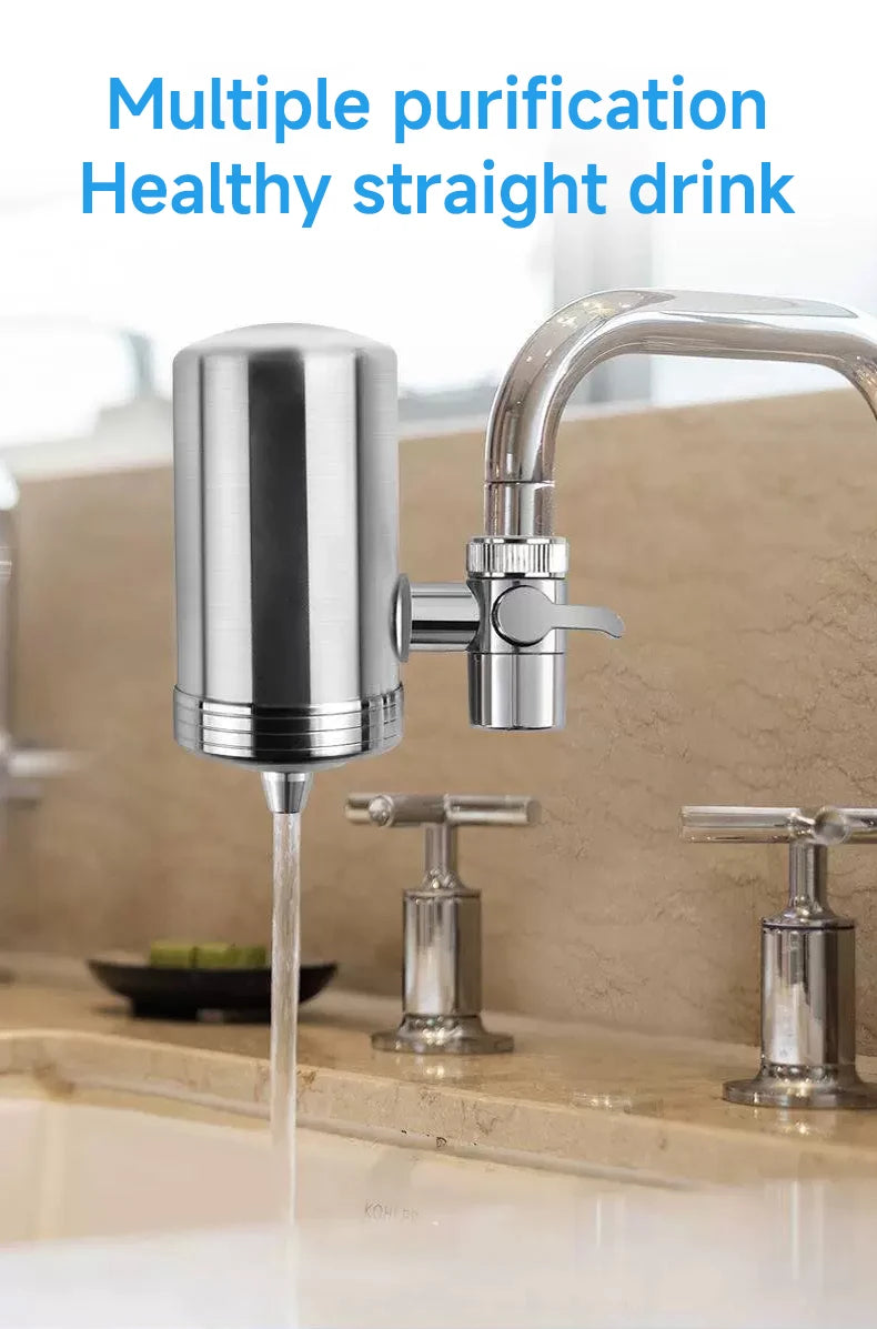 Kitchen Stainless Steel Faucet Water Filter Pre-filter Purifier Household Tap Water Direct Drinking