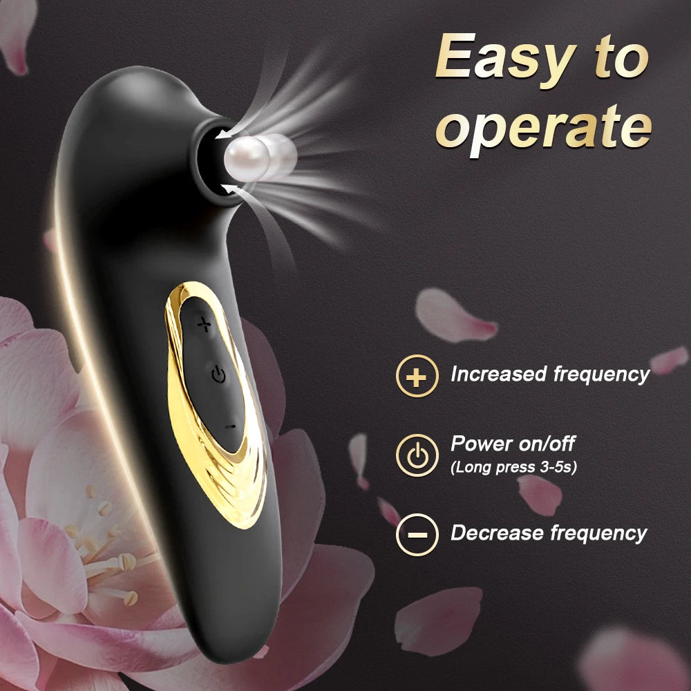 Powerful Clitoris Sucker Vibrator for Women Sucking Clitoral Nipple Stimulator Female Oral Vacuum Vibrating Adults Sex Toys