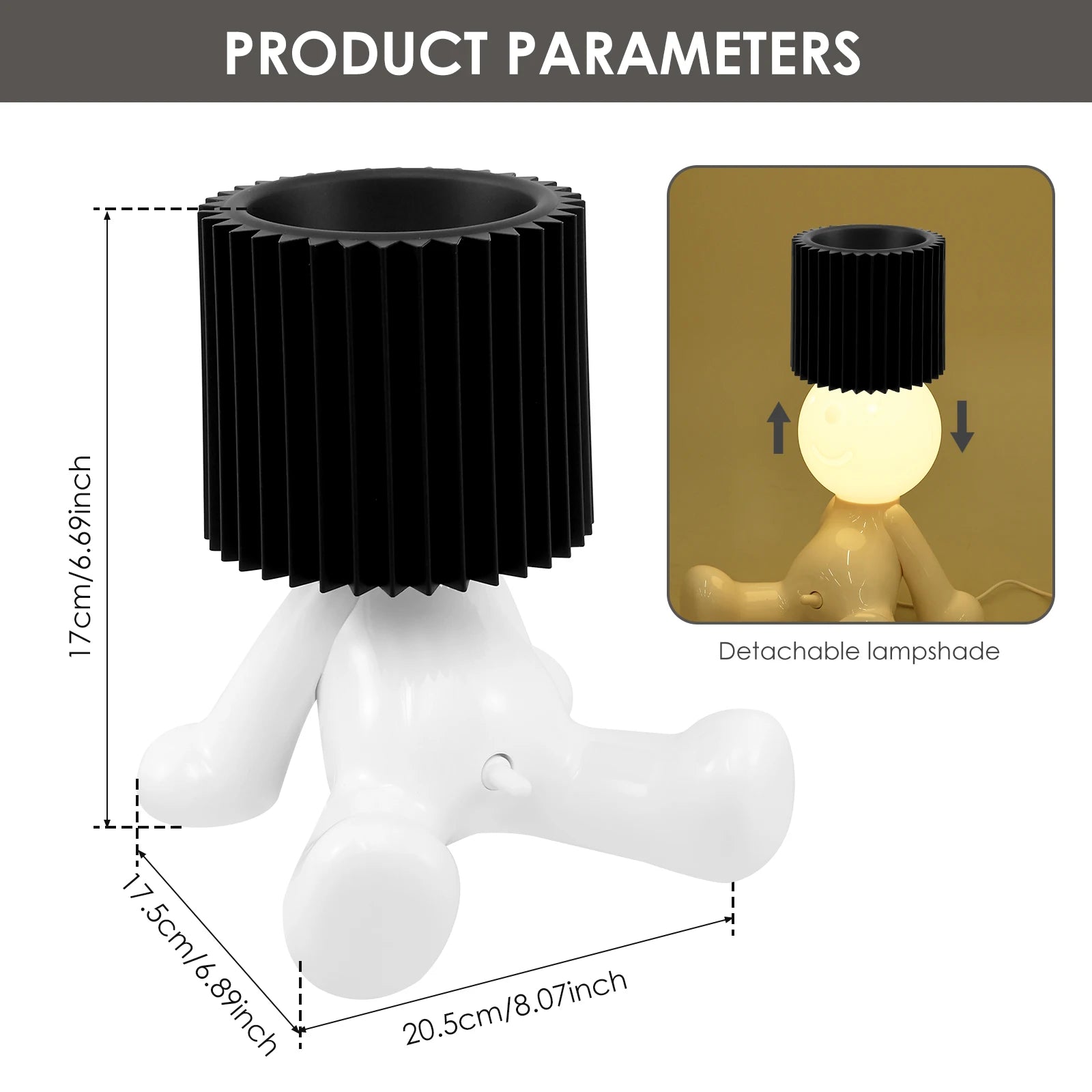 Creative Table Book Light Little Naughty Boy Night Light Shy Man Lamp Children Home Room Bedside Desk Decor Valentine's Day Gift