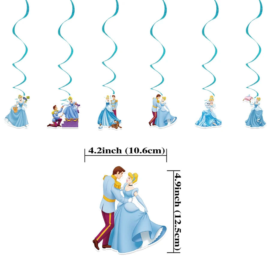 Disney Cinderella Princess Birthday Party Decoration Girls Cinderella Birthday Party Favors Plates Cup Napkins Tablecloth Supply