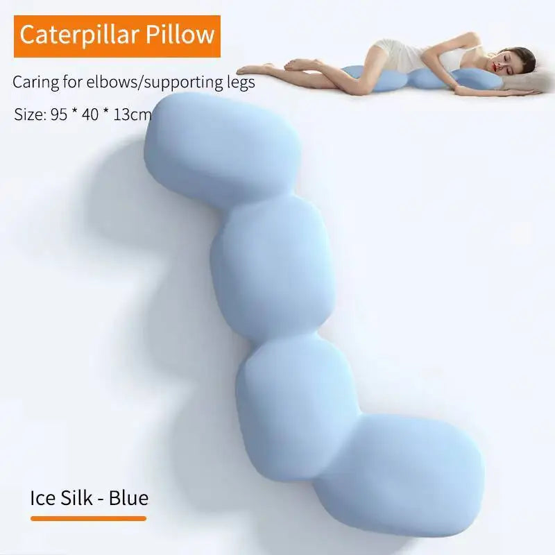 Memory Foam Hold In Bed Sleeping Body For Pregnant Women Sleeper Ice Silk Comfort Long Pillow Orthopedic Decorative Cushion