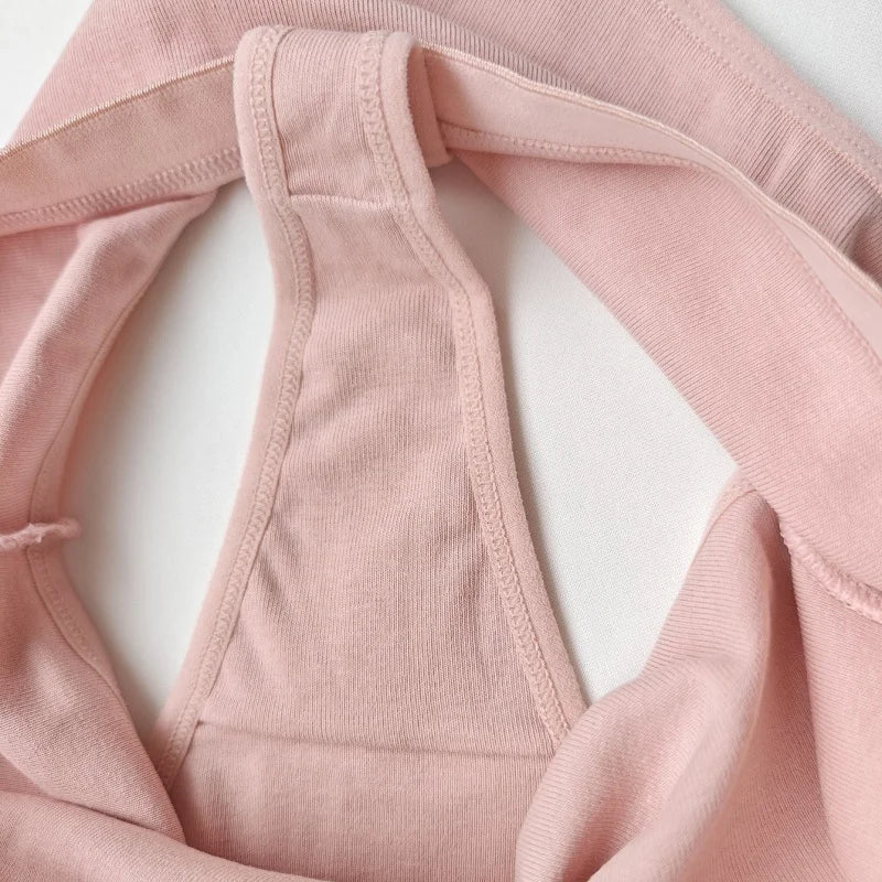 4Pcs/Set Women Cotton Panties Sexy High-Waist Sport Thongs 6 Soild Colours Breathable G-strings Summer Sexy Lingerie