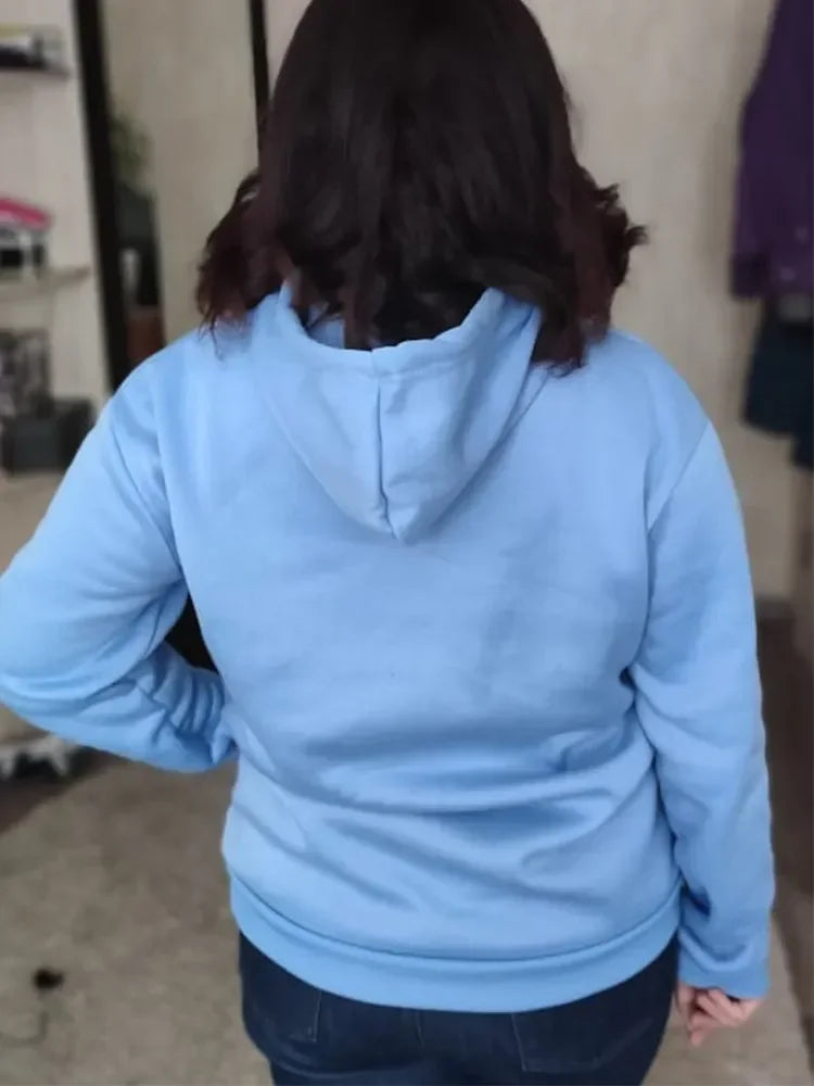 2023 Streetwear Hoodies Women Sweatshirt Autumn Spring Long Sleeve Harajuku Cat Print Sweatshirts Casual Pullover sudadera mujer