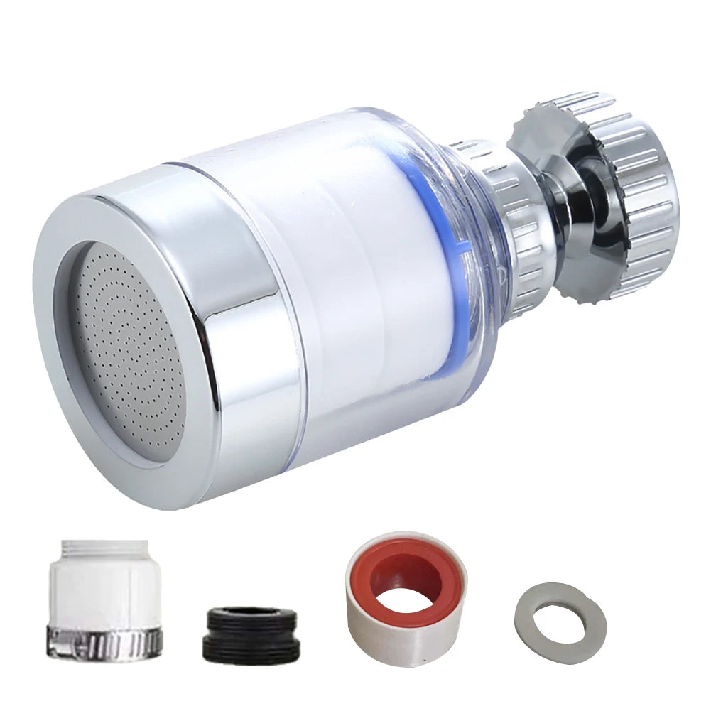 1-5Set Faucet Water Filter 360 Degree Rotating Splash Filters Remove Chlorine Heavy Metals Filtered Showers Head Bath Purifier ﻿