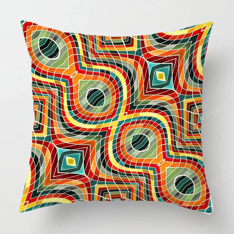 Fall home decor autumn living room throw pillow cover sofa boho Cushion cover mandala 45x45cm 45*45 50x50 60x60cm 40*40 40x40cm