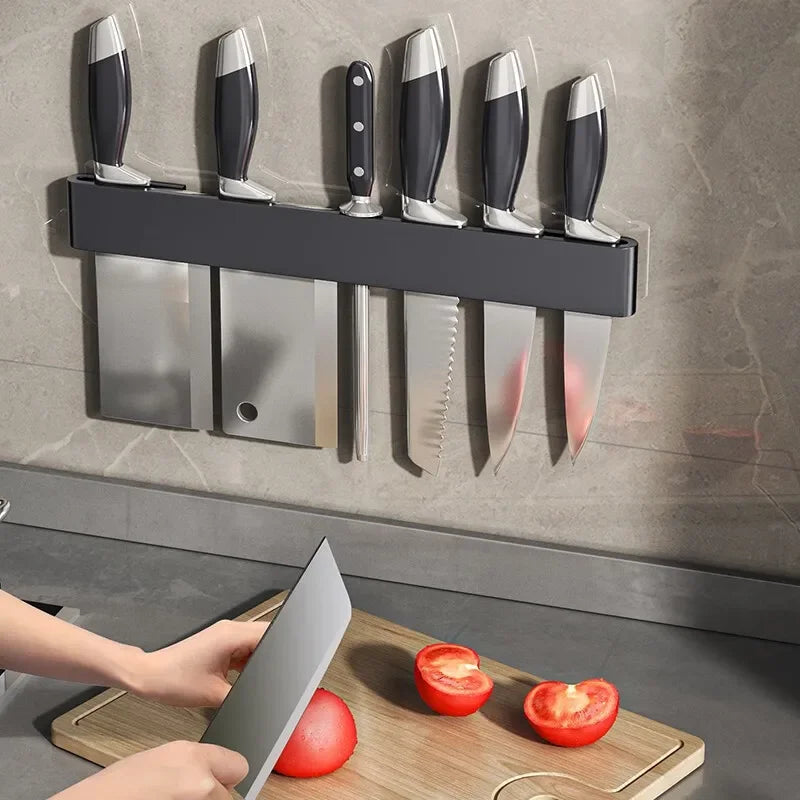 Wall-mounted Knife Organizer Kitchen Multifunctional Shelf Household Kitchen Knife Knife Storage Kitchen Storage Accessories