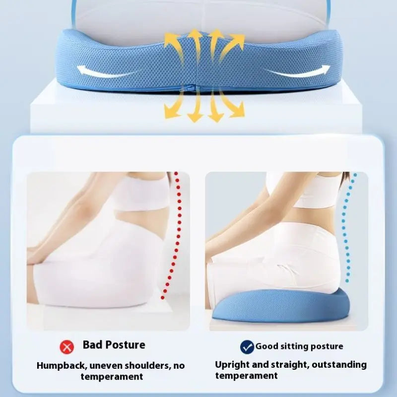 seat cushion ice pad seats home Honeycomb gel cushion chair thickened home commuter office long-sitting silicone summer