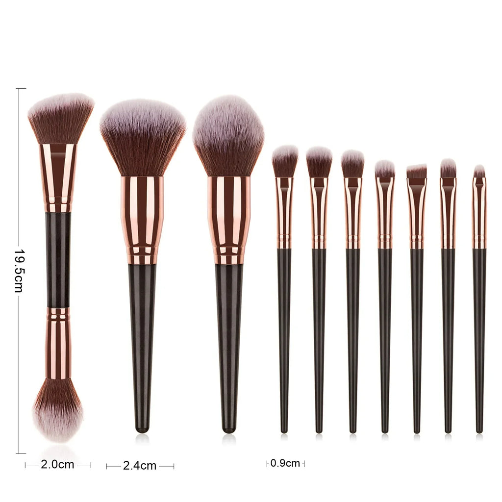 Makeup Brushes Set Face Eyes Make Up Brush Eyelash Eyeshadow Eyebrow Eyeliner Foundation Powder Blush Highlight Lips Brush
