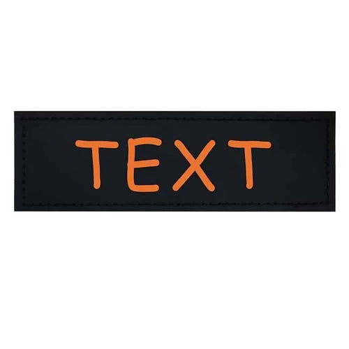 2 PCS Personalized Dog Name Labels Colorful Pattern Pet Harness Custom Tag Removed Stickers ID Dog Chest Strap Vest Collar Tag