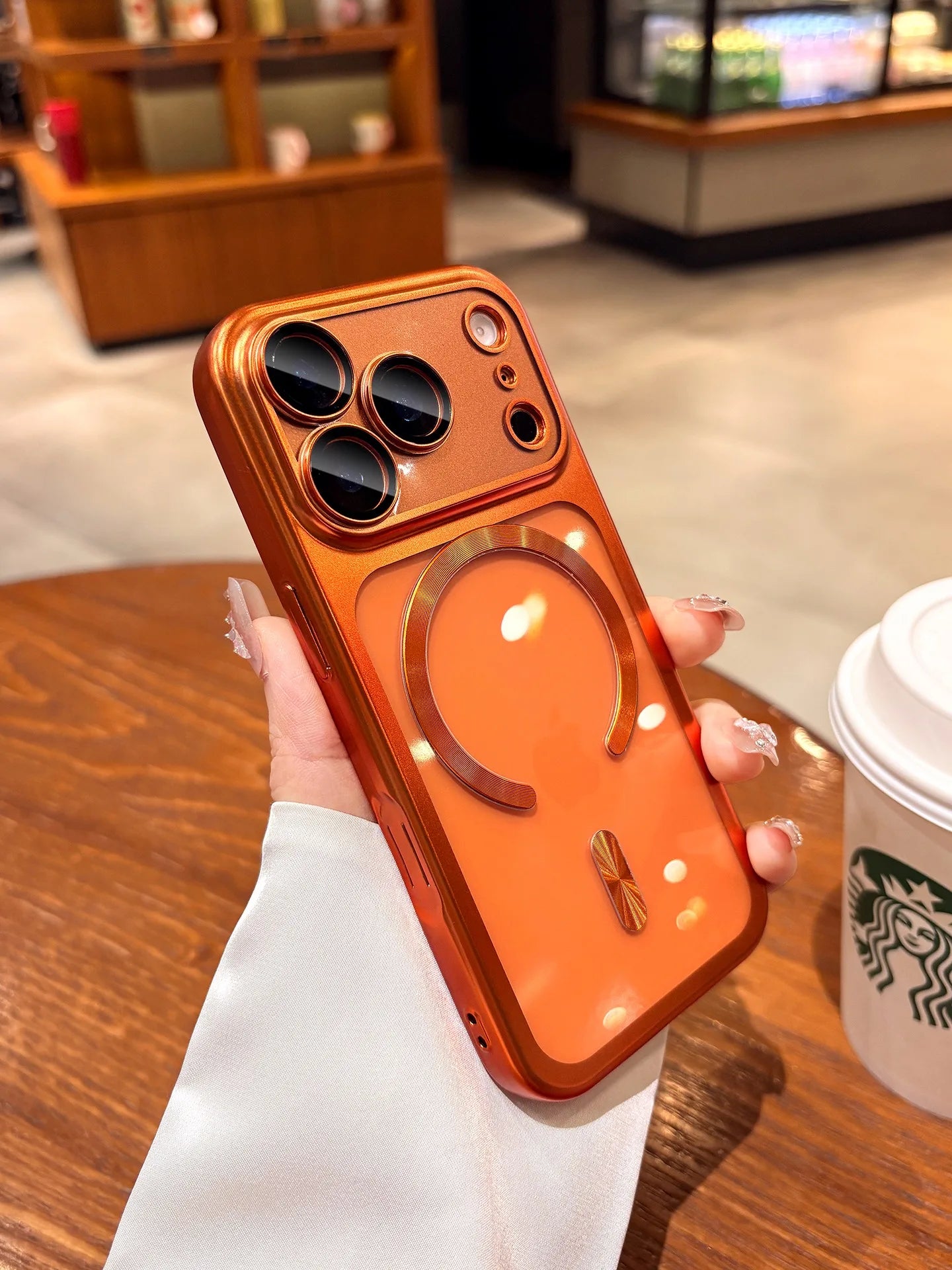 for iPhone17 Luxury Transparent Plating Magsafe Case for iPhone 17 Pro Max 17Pro Air Original Soft TPU Camera Protector Cover