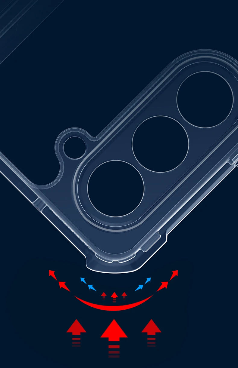 Xundd For Samsung Galaxy Z Fold 3 4 5 6 Fold 7 Foldable Case Airbag Anti-drop Camera Protect Acrylic&TPU Cover For 폴드5 케이스