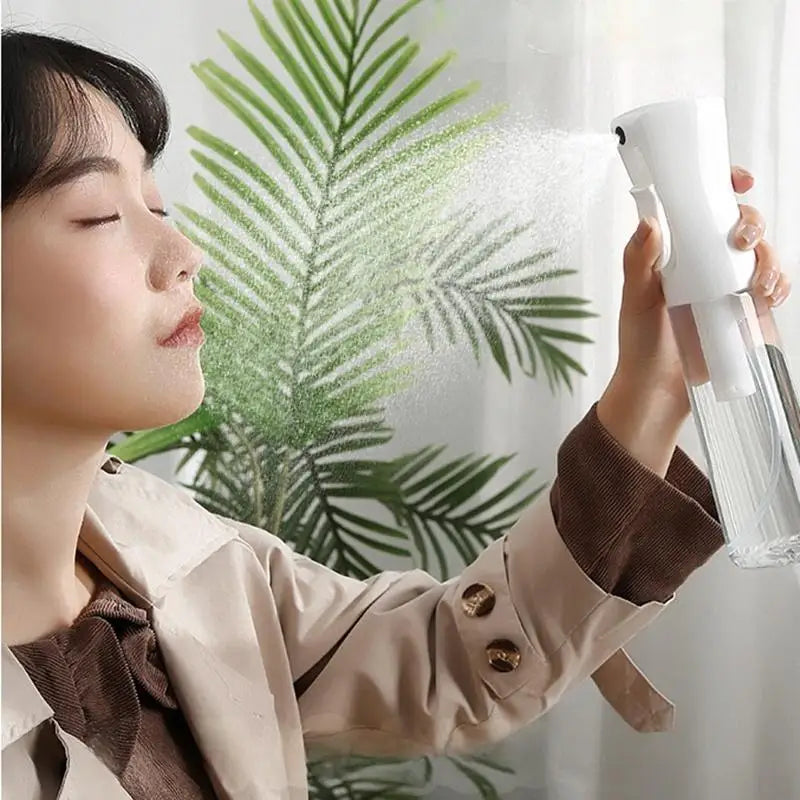 High Pressure Continuous Spray Bottle Hair Care Makeup Water Replenishing Spray Bottle Separate Bottle Press Mist Spray Bottle