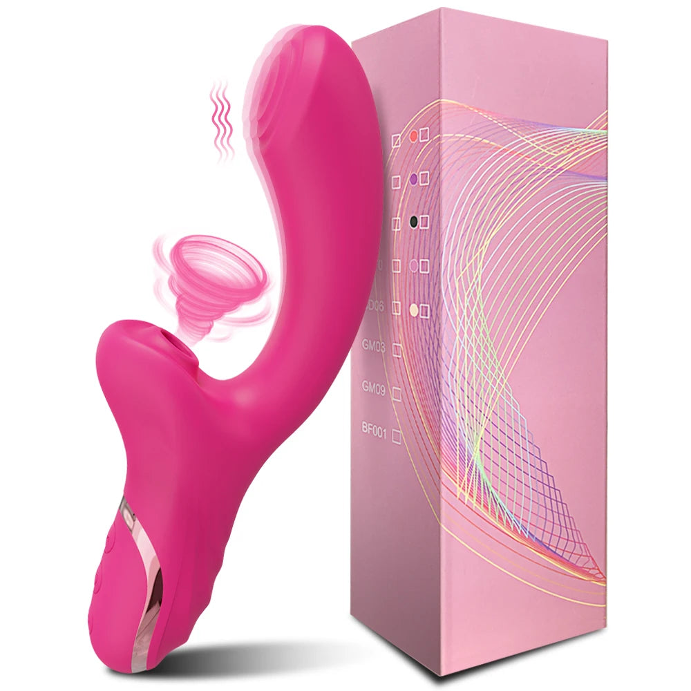 20 Modes G-Spot Vibrator Female Powerful Clit Clitoris Sucker Vacuum Stimulator Dildo Sex Toys Waterproof for Women Adults Goods