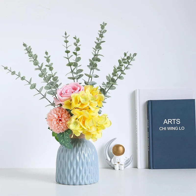 5/10pcs Eucalyptus Stems Artificial Eucalyptus Leaves for Home Room Flowers Bouquet Wedding Decoration Christmas Decortion