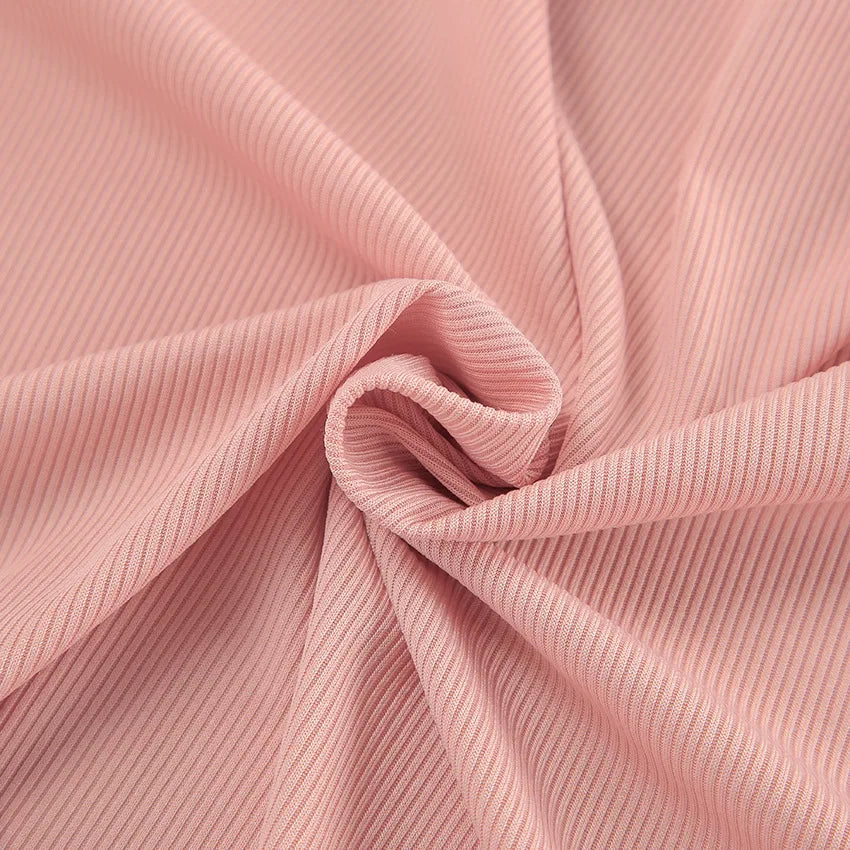 Women's Pajamas Long-sleeved Navel Leakage Top Shorts Set Knitted Fabric Comfortable Soft Breathable Fashion Simple Homewear