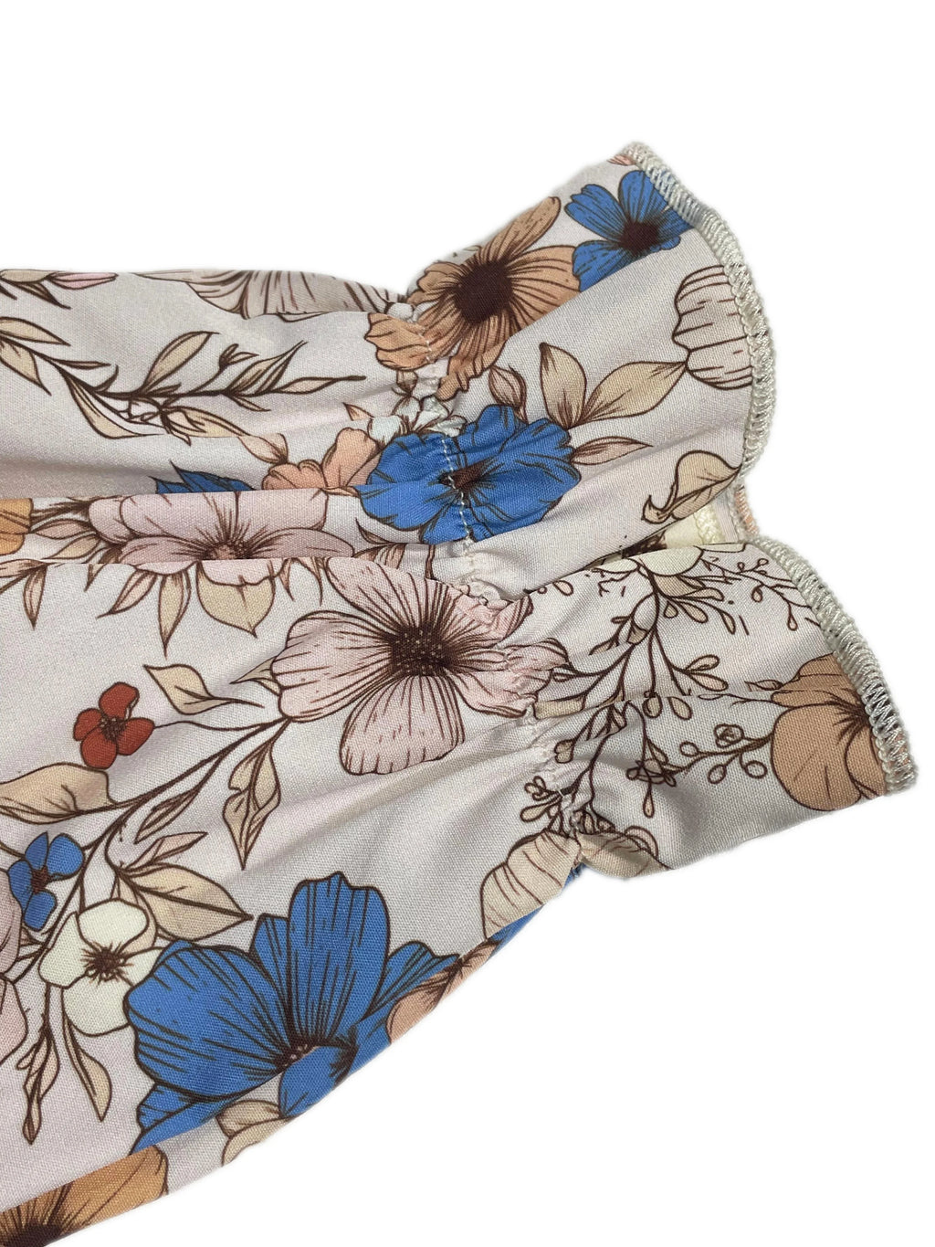 Women's Floral Print Tie Neck Flounce Sleeve Dress, Elegant Fashion Casual Dress for Daily Outdoor Wear, Women Dress for Spring