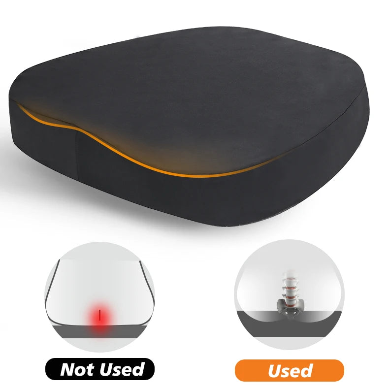 Summer Cool Seat Cushion Breathable Cool-feeling Fabric Butt Pad Car Seat Soft Office Home Stool Butt Cooling Pad