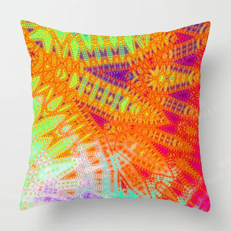Fall home decor autumn living room throw pillow cover sofa boho Cushion cover mandala 45x45cm 45*45 50x50 60x60cm 40*40 40x40cm