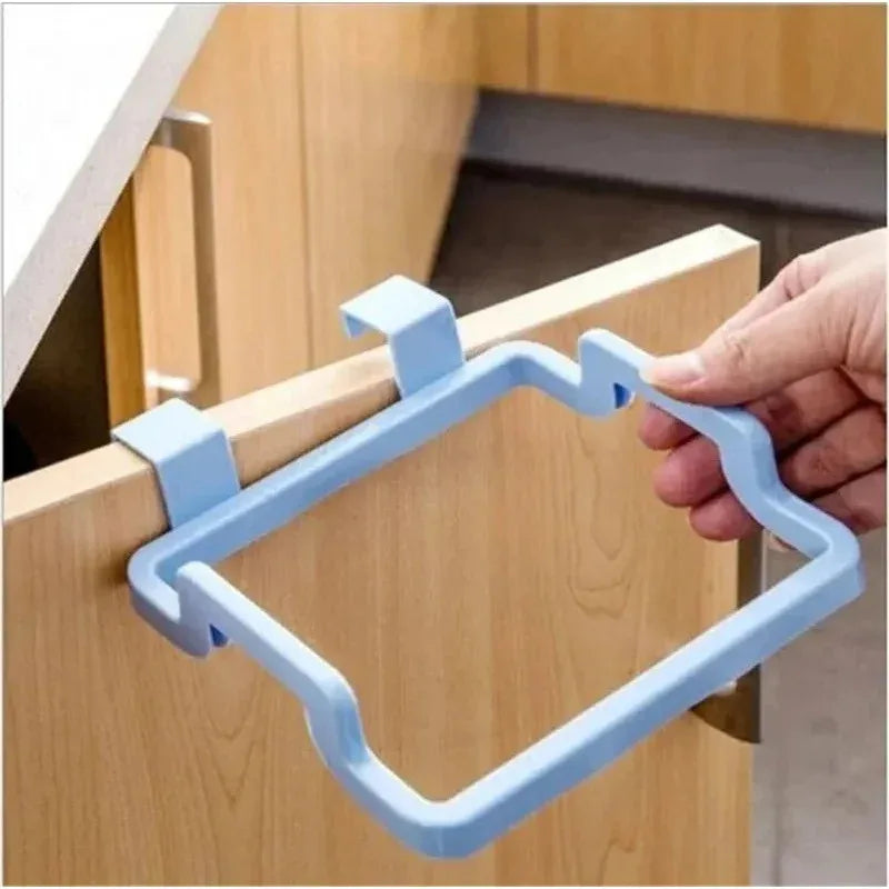 Garbage Hanging Bag Kitchen Trash Storage Rack Bag Hook Scouring Pad Dry Shelf Holder Kitchen Organizer Dish Rack