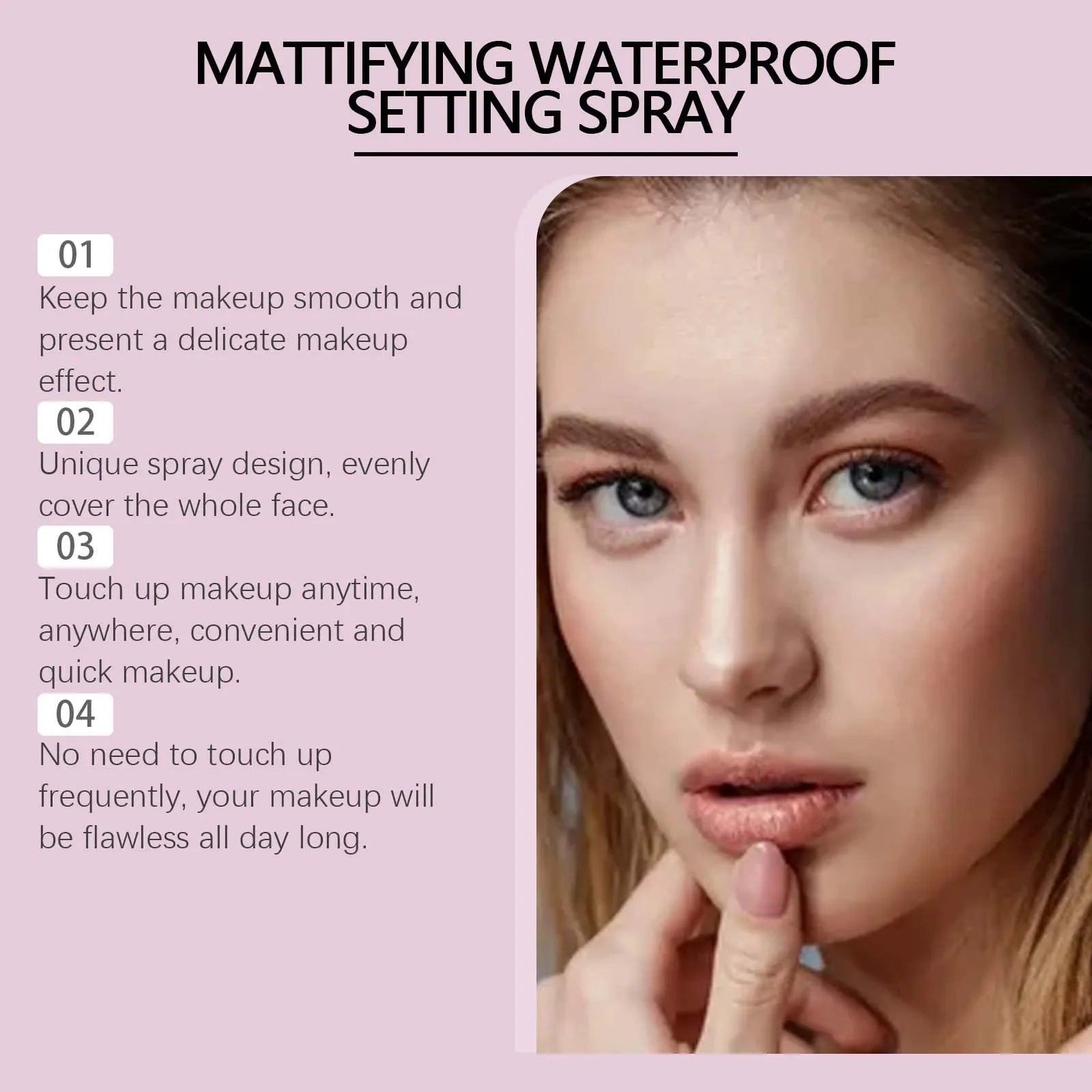 Makeup Fixer Spray Waterproof Moisturizing Face Make up Lasting Oil Control Natural Matte Refreshing Makeup Setting Spray