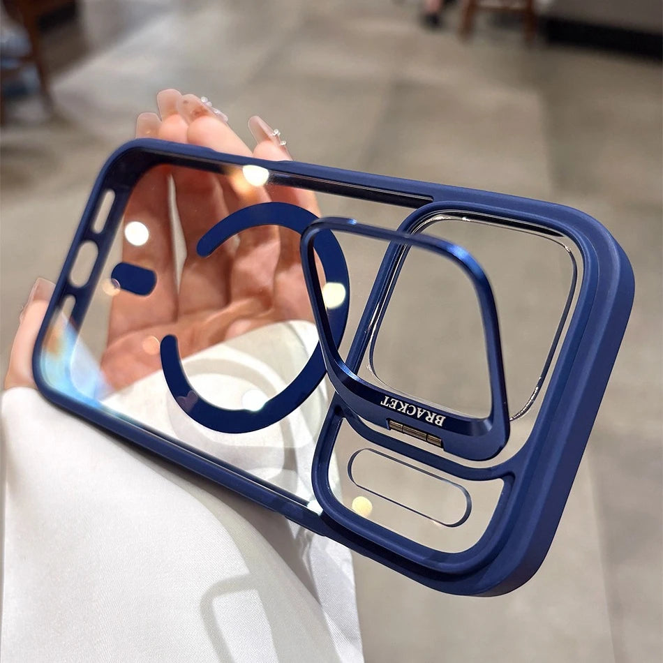 For iPhone Air 17 ProMax Wrist Strap Lanyard Camera Bracket Magsafe Case for iPhone 17 15 16 12 11 13 14 Pro Max Plus Cover