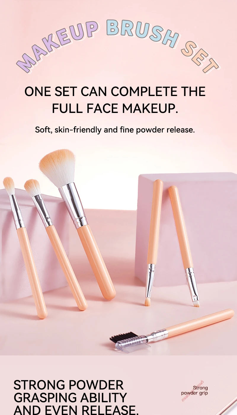 Life Girls Makeup Brush Set,Powder brush, eyeshadow brush, detail brush,Beginner's full set of brushes,