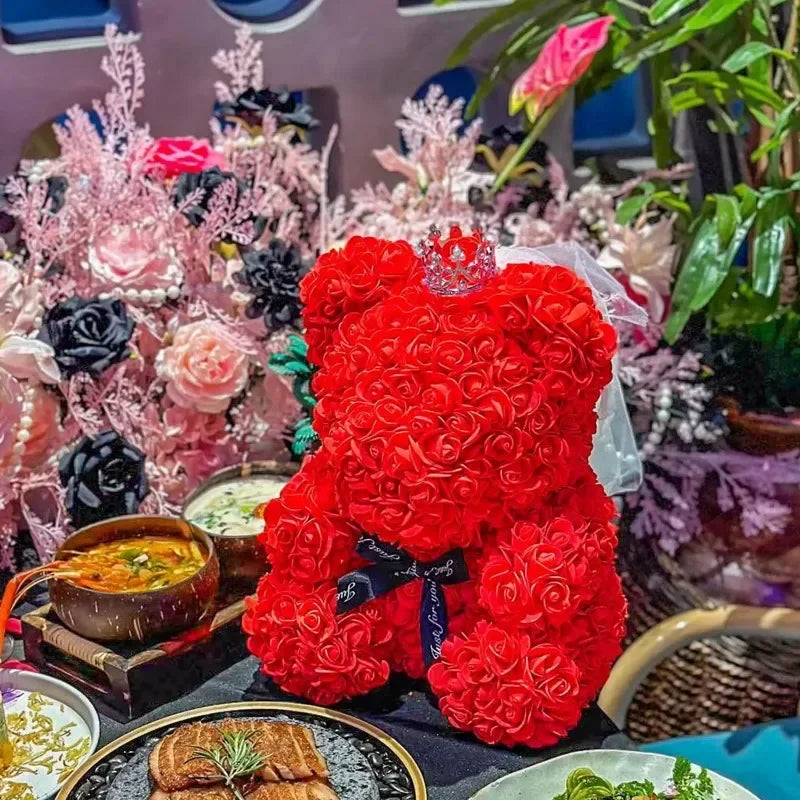 Artificial Rose Flower Heads Real Looking Foam Roses for DIY Wedding Baby Shower Centerpieces Party Home Decoration Wholesale