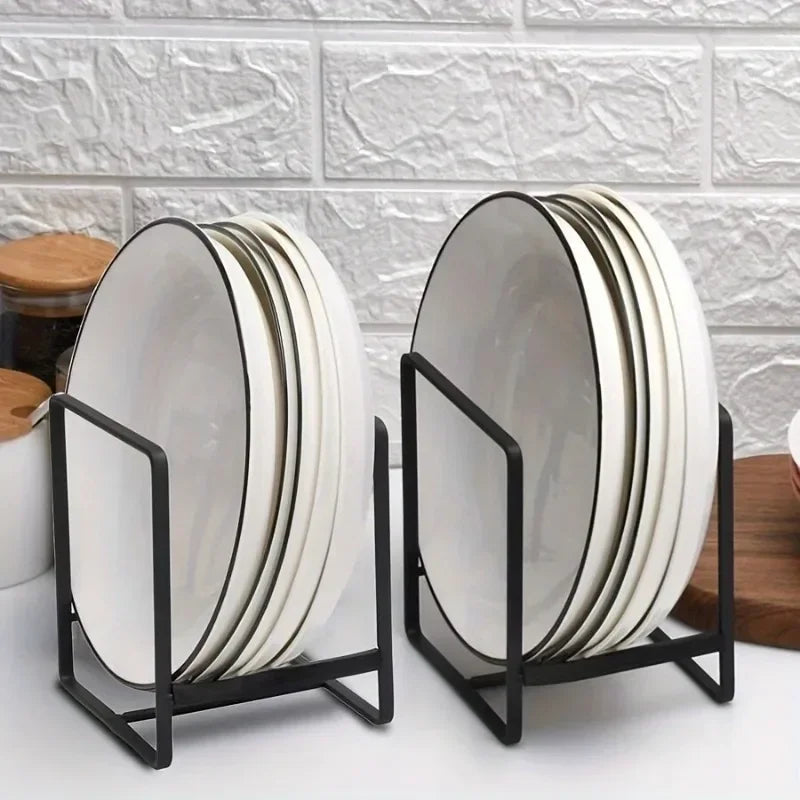 Stainless Steel Accessory Kitchen Cabinet and Storage Shelf Vertical Cookings Utensil Holder Organizer for Plates Bowls Cups