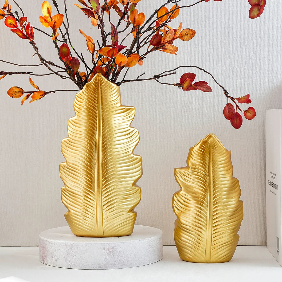 1PC, creative and simple feather vase, modern home decoration, decorative vase, entrance hall home handicraft display